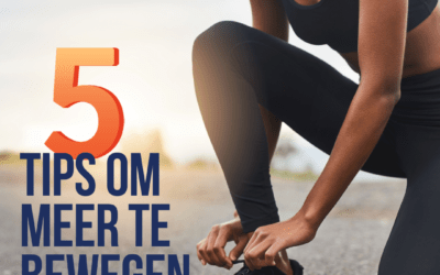 5 tips om meer te bewegen